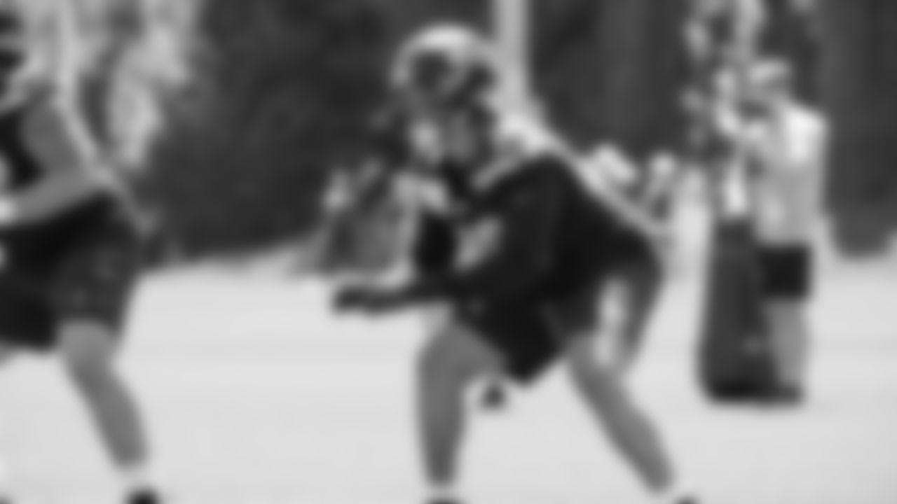 Seahawks tackle Amari Kight (79) participated in a workout on day three of OTAs on Friday, May 30, 2025 at the Virginia Mason Athletic Center.