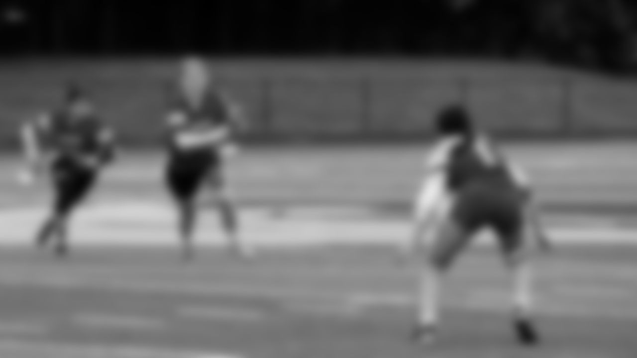 The Seahawks supported the Oregon High School Girls Flag Football Championships on Saturday, May 17, 2025 at Sam Barlow High School that included a $30K donation to the OSAA to help implement new girls flag football programs across Oregon.