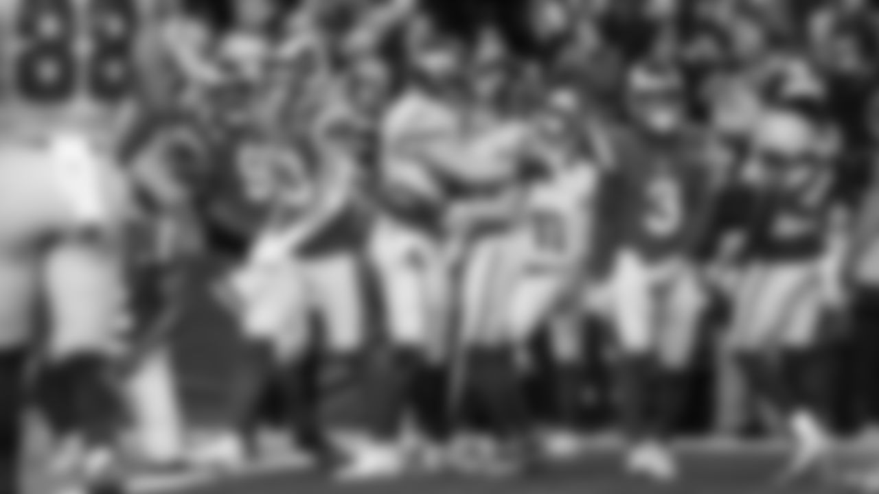 Seahawks receiver Cooper Kupp caught a two-point conversion from Sam Darnold, one of three successful two-point tries for the team in the second half.