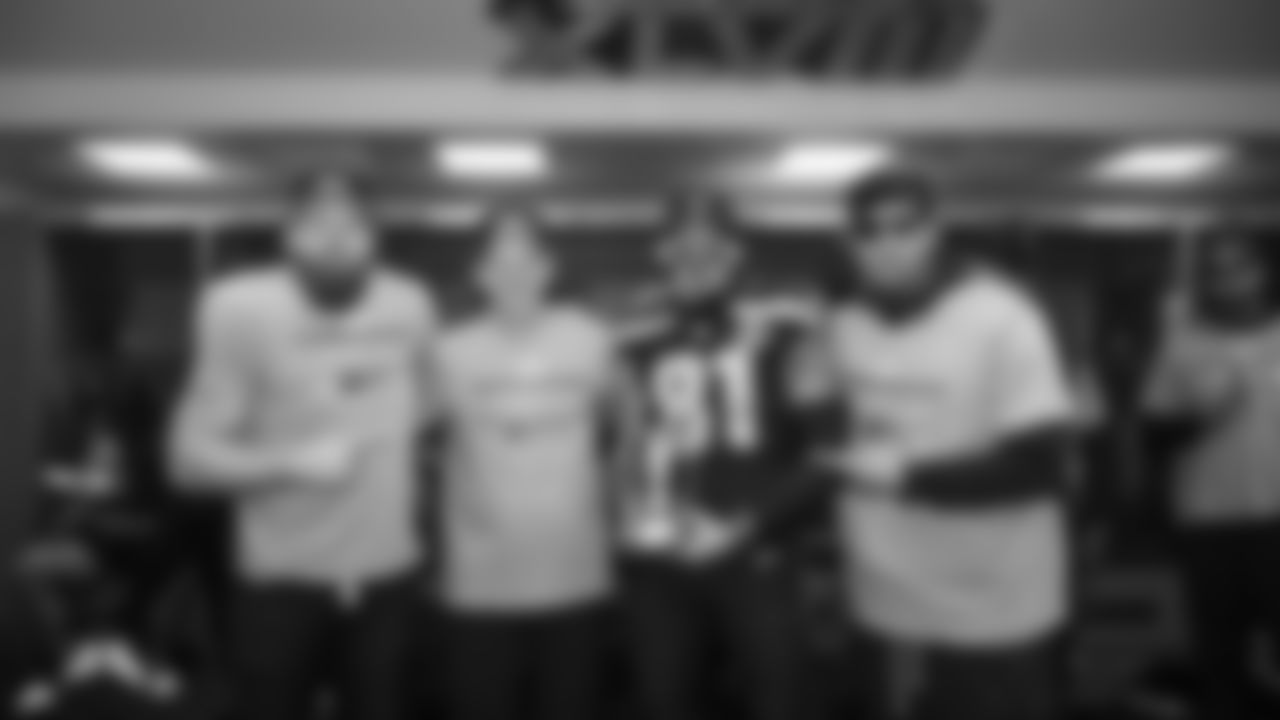 The Seahawks celebrate the 31-27 win vs. the Rams in the NFC Championship on Sunday, January 25, 2026.