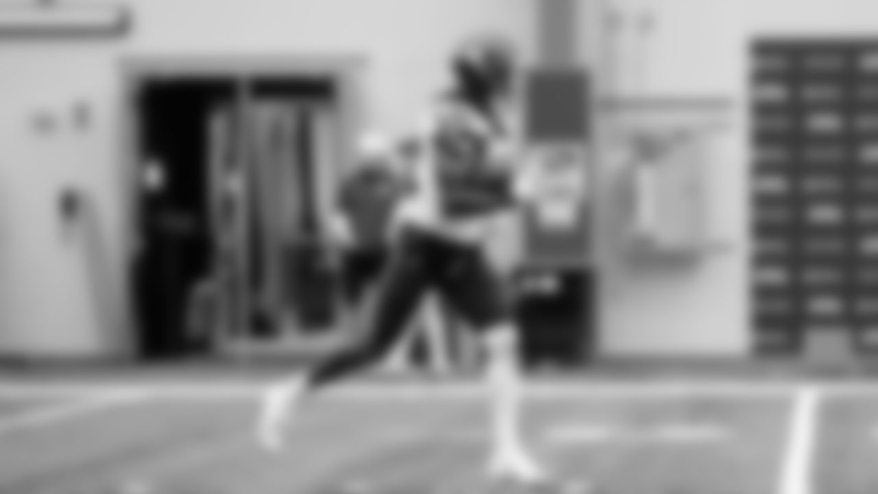 Seahawks wide receiver Rashid Shaheed (22) practiced on Thursday, November 13, 2025 at the Virginia Mason Athletic Center.