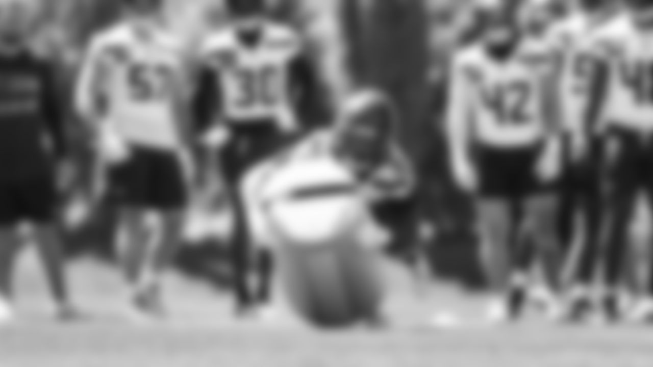 Seahawks linebacker Jamie Sheriff (50) participated in a workout on day three of OTAs on Friday, May 30, 2025 at the Virginia Mason Athletic Center.