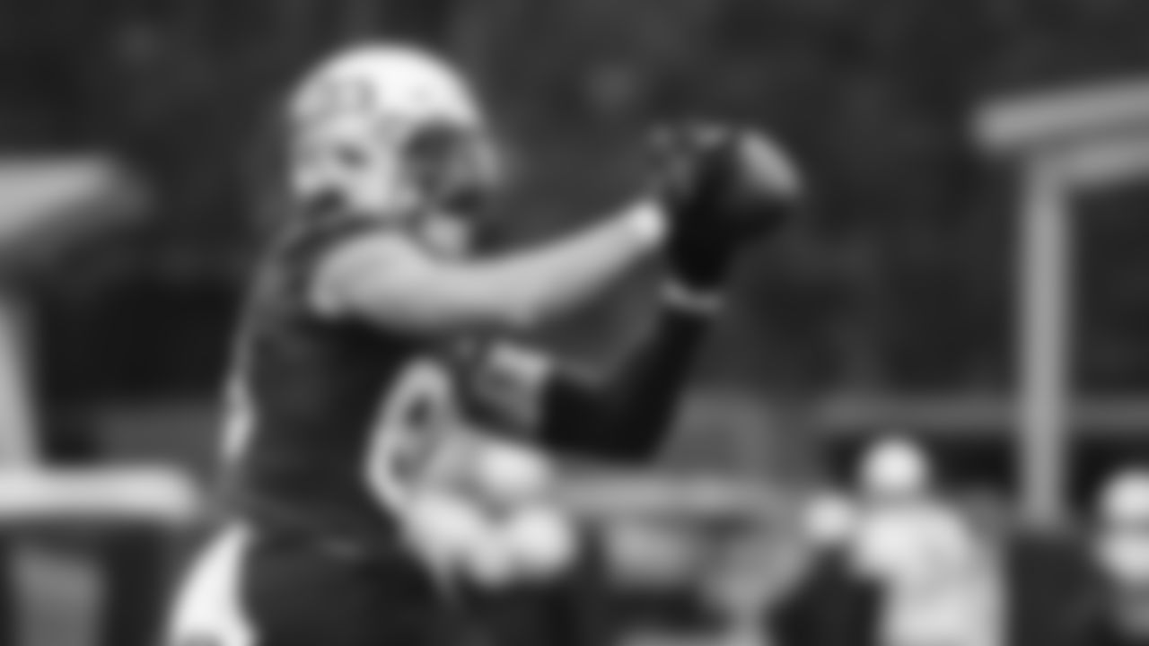 Seahawks tight end AJ Barner (88) practiced on Thursday, October 30, 2025 at the Virginia Mason Athletic Center.