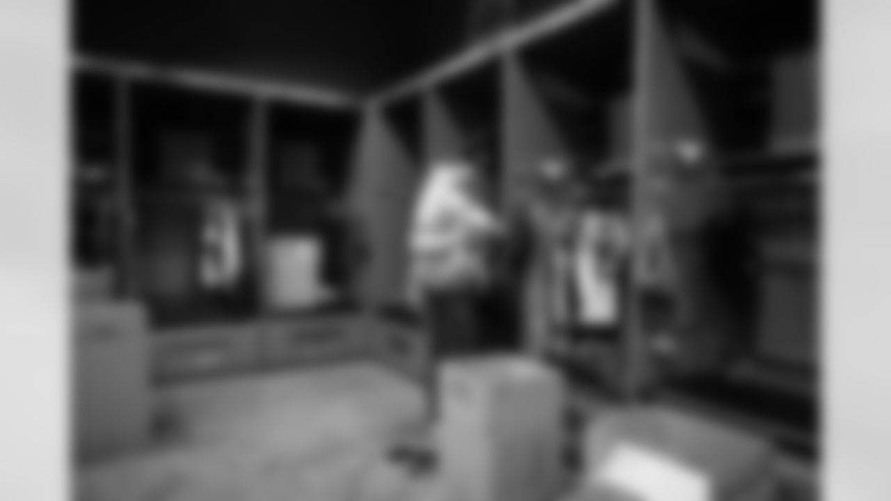 Seahawks wide receiver Jake Bobo (19) in the locker room following the end of the 2024 season on Monday, January 6, 2025.