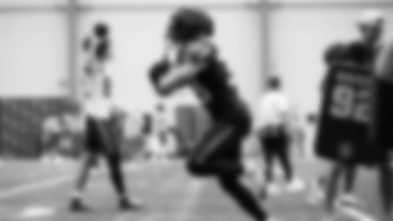 Seahawks safety Ty Okada (39) practiced on Thursday, November 13, 2025 at the Virginia Mason Athletic Center.