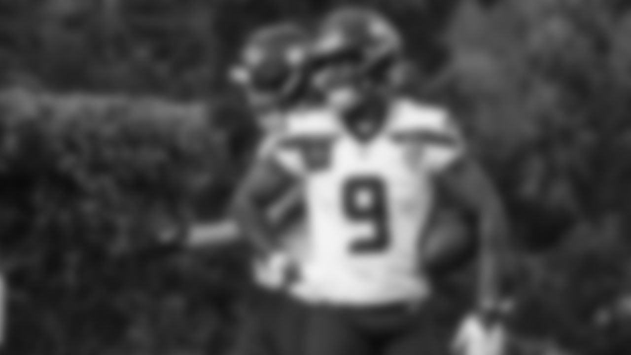 Seahawks running back Kenneth Walker III (9) practiced on Thursday, October 9, 2025 at the Virginia Mason Athletic Center.
