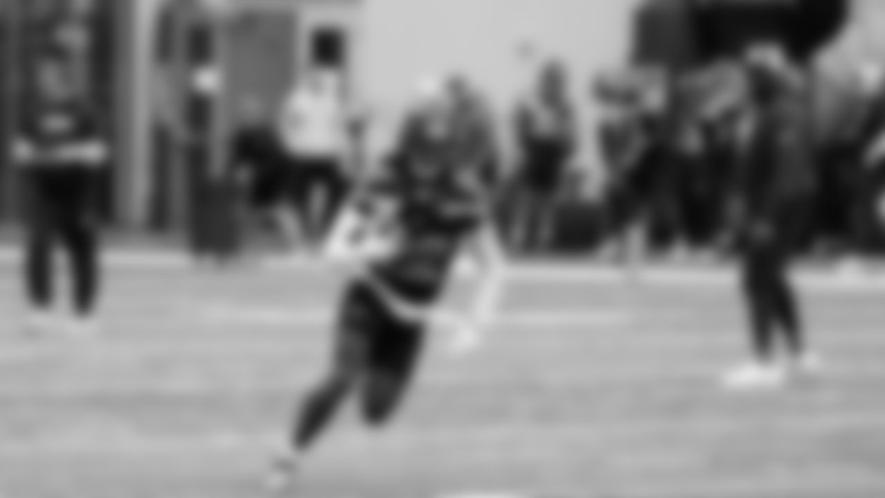 Seahawks wide receiver Rashid Shaheed (22) practiced on Wednesday, December 10, 2025 at the Virginia Mason Athletic Center.