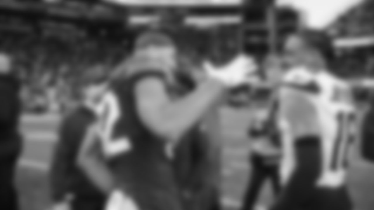 The Seahawks celebrated the 26-0 win vs. the Minnesota Vikings at Lumen Field on November 30, 2025.