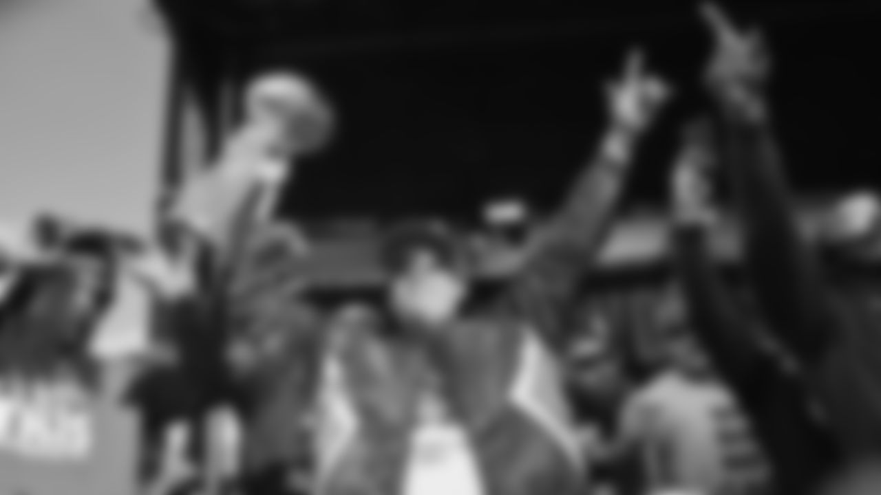 The Seahawks hosted a trophy celebration at Lumen Field on Wednesday, February 11, 2026 in honor of their world championship.