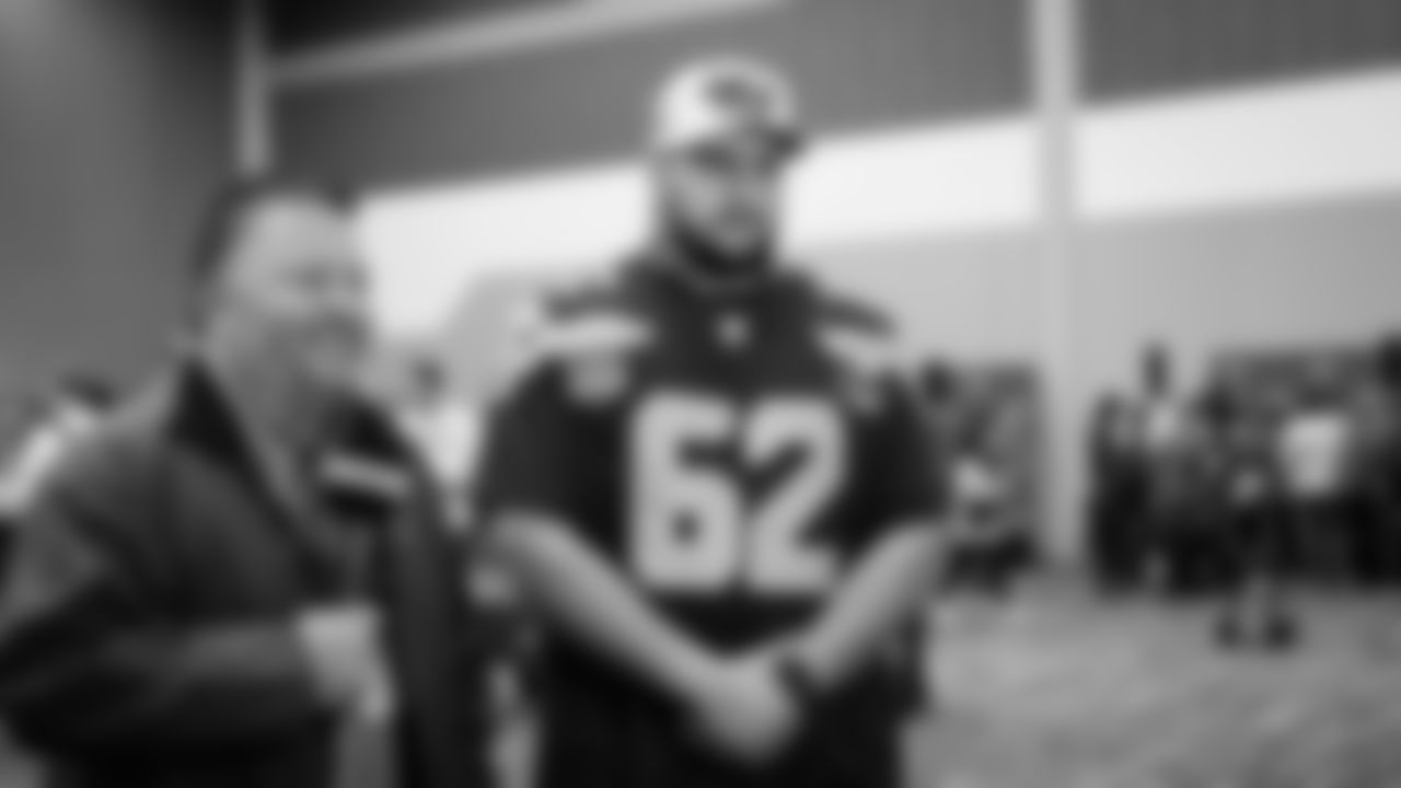 Seahawks center Federico Maranges (62) at day two of press conference Media Availability on February 4, 2026.