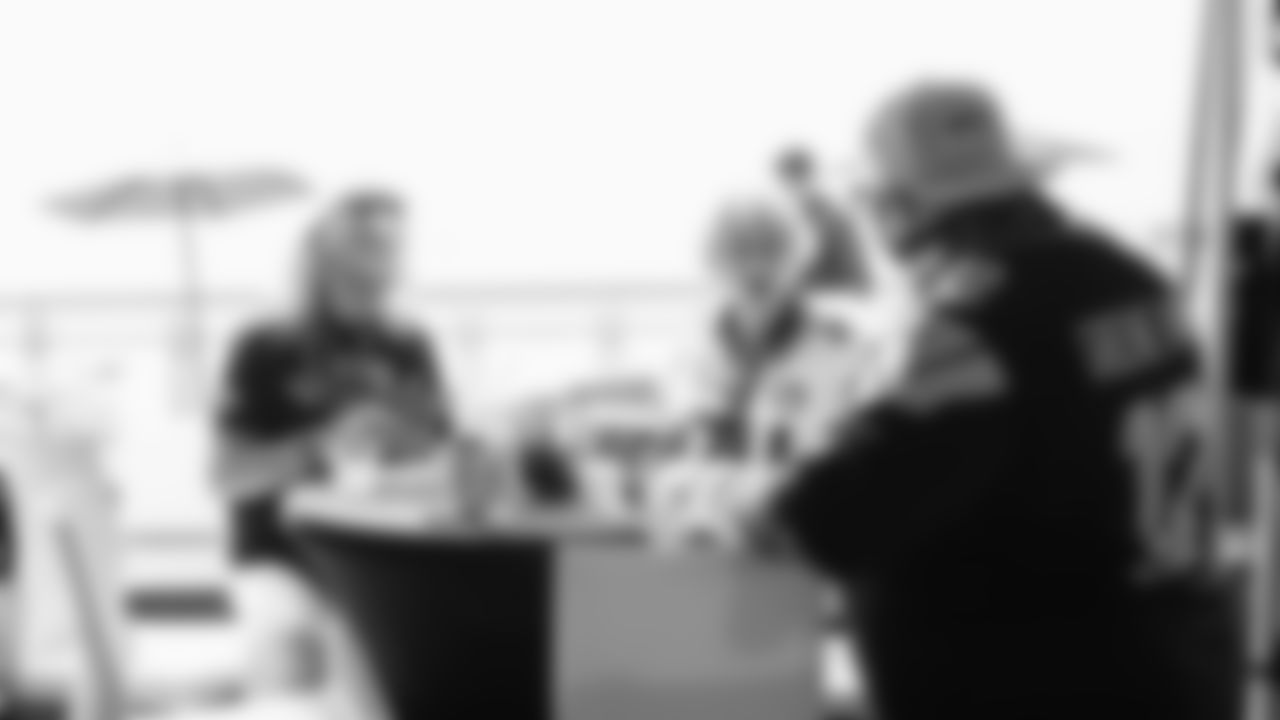 The Seattle Seahawks hosted a party at Pier 58 at the Seattle Waterfront Park on September 4, 2025 to help get fans excited for the start of the regular season.