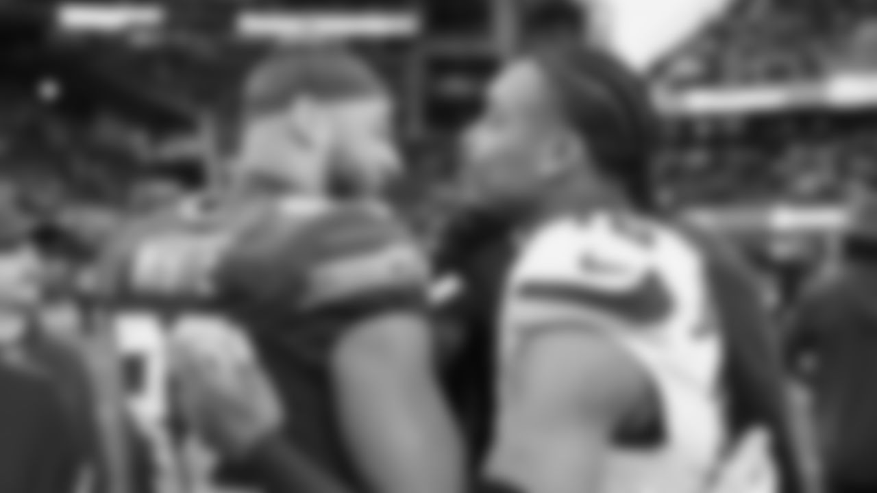 The Seahawks celebrated the 26-0 win vs. the Minnesota Vikings at Lumen Field on November 30, 2025.