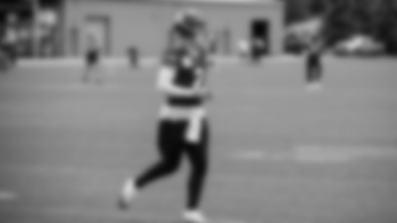 Seahawks quarterback Drew Lock (2) participated in a workout on day two of OTAs on Thursday, May 29, 2025 at the Virginia Mason Athletic Center.