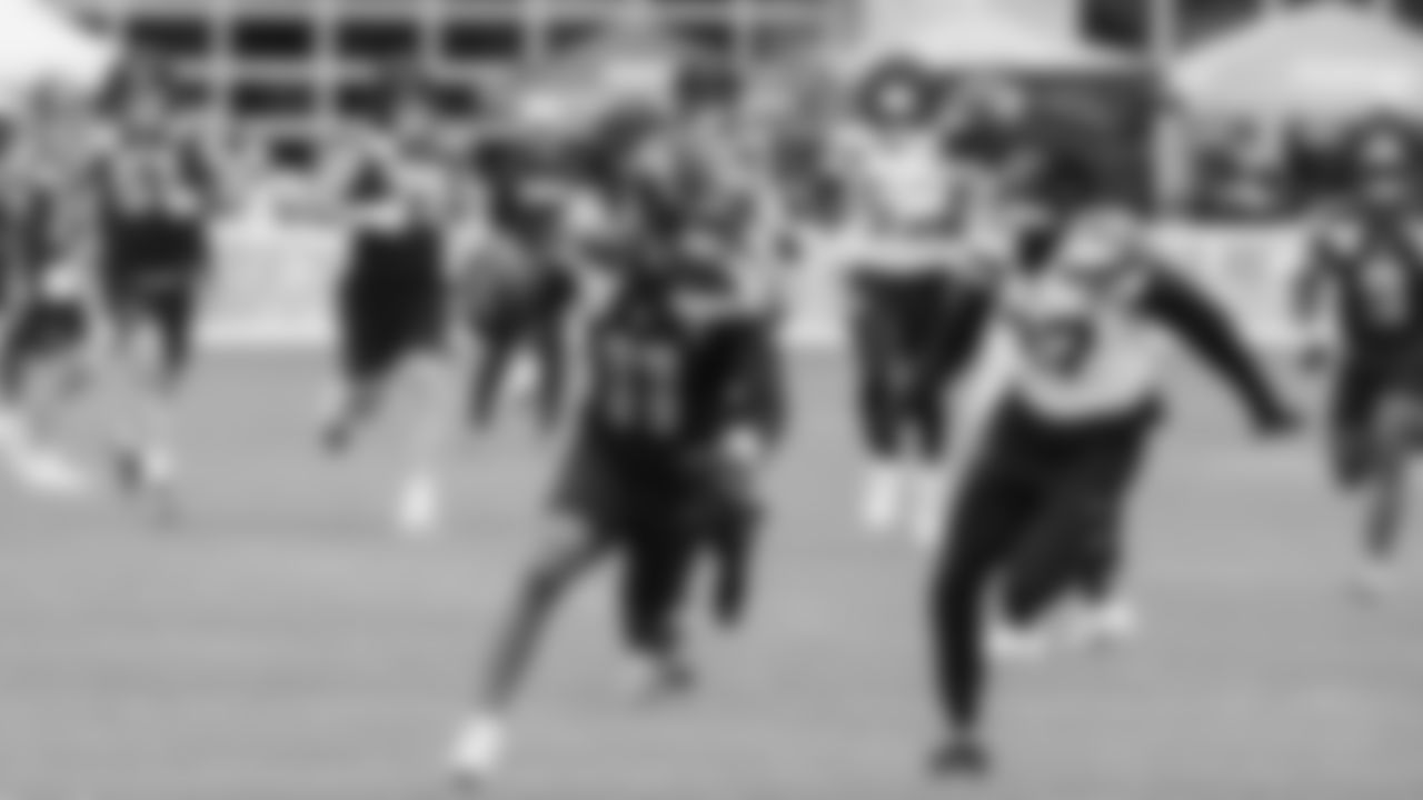 Seahawks wide receiver Jaxon Smith-Njigba (11) practiced on day three of training camp on July 25, 2025 at the Virginia Mason Athletic Center.