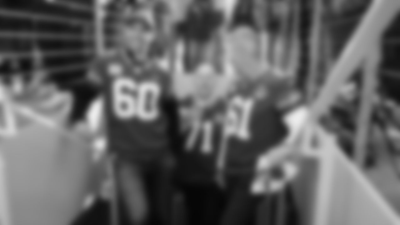 Seahawks Legends Bryan Millard, Robbie Tobeck & Max Unger raised the 12 Flag for the Seahawks' Week 13 matchup against the Vikings at Lumen Field.