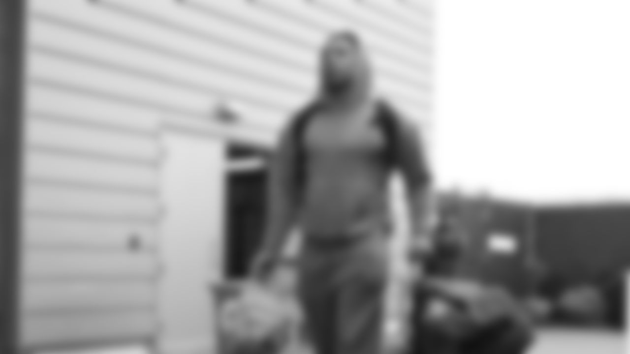 Seahawks running back Zach Charbonnet (26) departed the Virginia Mason Athletic Center on December 26, 2025.