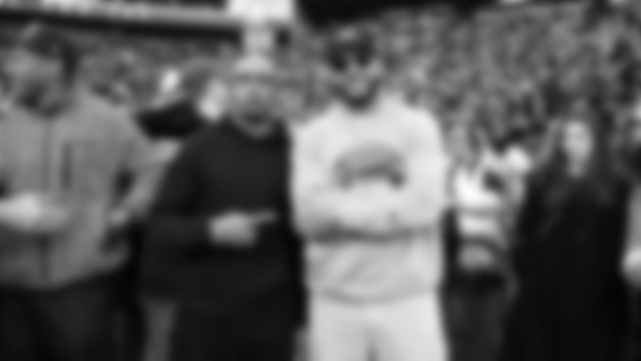 Seahawks Legends Doug Baldwin and Jermaine Kearse at Lumen Field for the NFC Championship game vs. the Los Angeles Rams on Sunday, January 25, 2026.