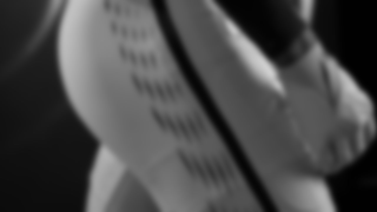 The soundwave pattern continues down the pant leg, fueling the players and driving that energy throughout the stadium.