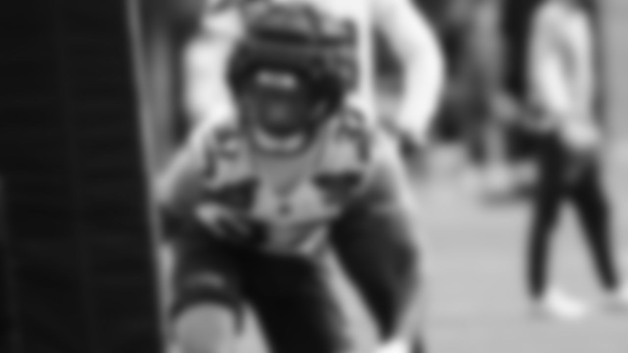 Seahawks cornerback Damarion Williams (37) practiced on August 17, 2025 at the Virginia Mason Athletic Center.