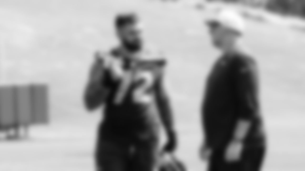 Seahawks tackle Abraham Lucas (72) participated in a workout on day two of minicamp on Wednesday, June 11, 2025 at the Virginia Mason Athletic Center.