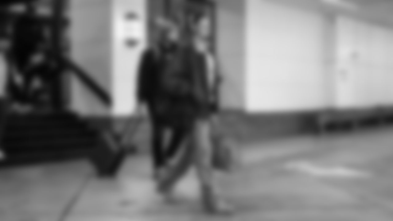 Seahawks wide receiver Jaxon Smith-Njigba (11) departed the team hotel for the Week 14 matchup vs. the Atlanta Falcons.