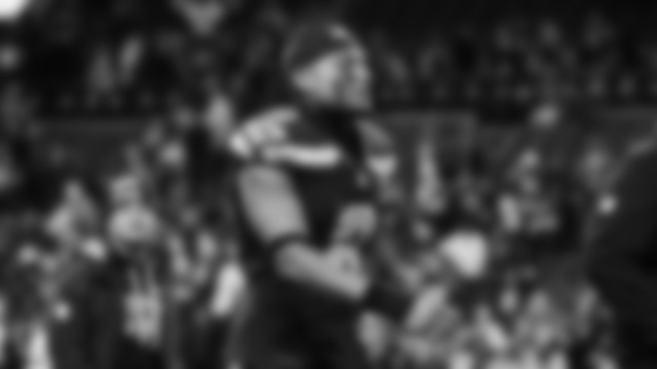 The Seahawks celebrated the 18-16 victory vs. the Colts in Week 15 at Lumen Field.