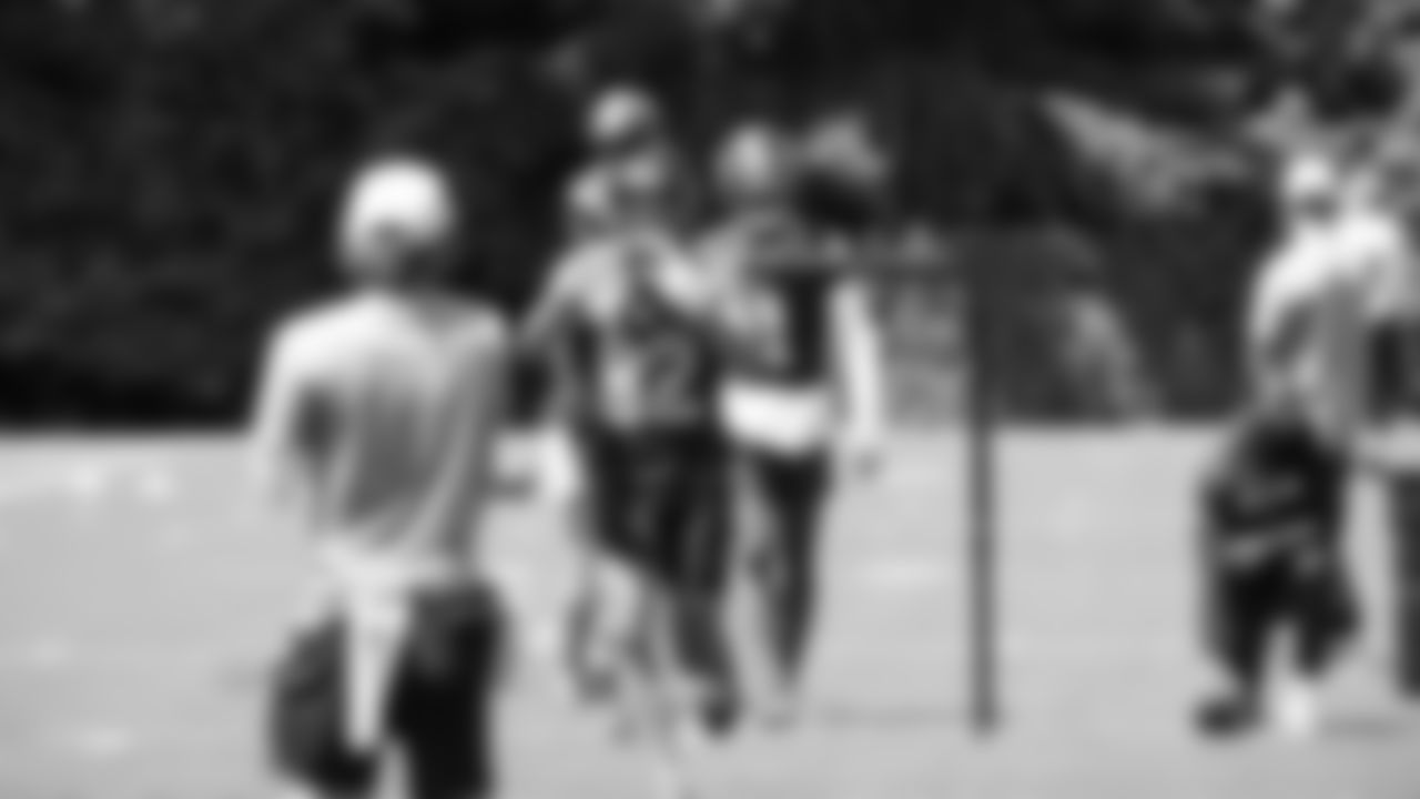 Seahawks wide receiver Cody White (82) participated in a workout on day one of minicamp on Tuesday, June 10, 2025 at the Virginia Mason Athletic Center.