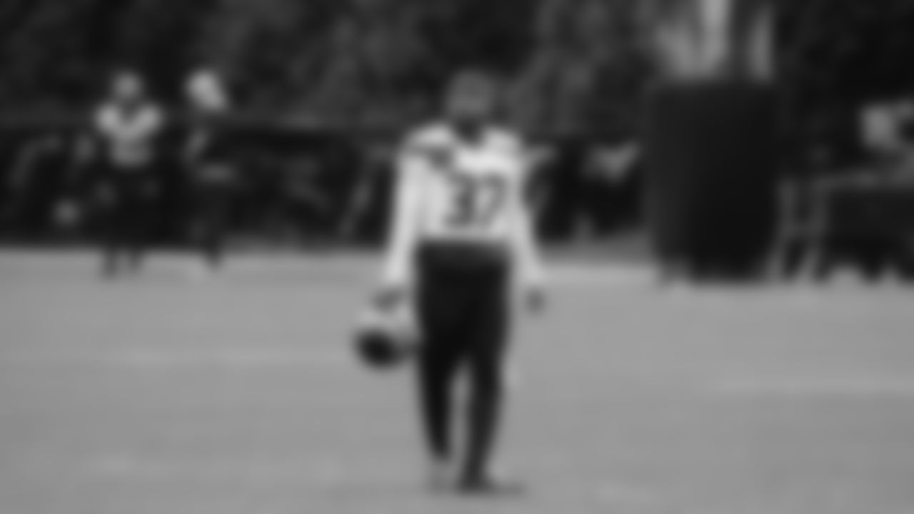 Seahawks safety Quandre Diggs (37) practiced on Thursday, January 8, 2026 at the Virginia Mason Athletic Center.