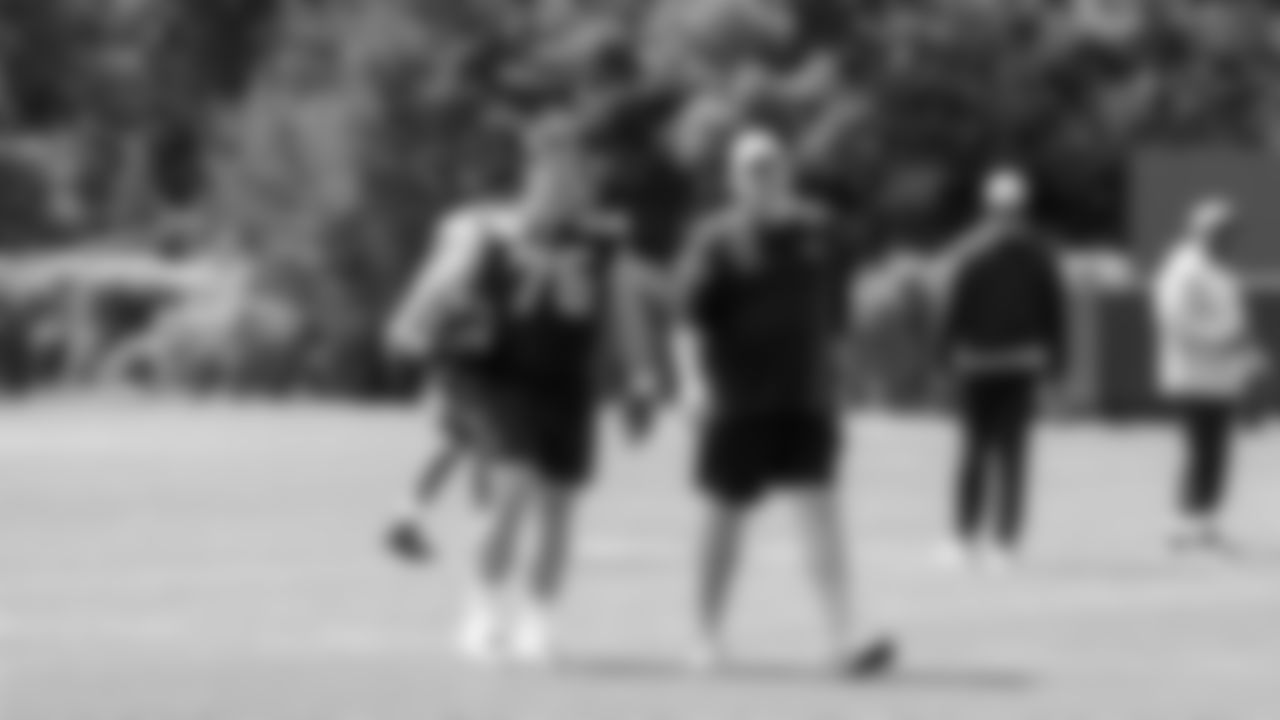 Seahawks guard Grey Zabel (76) participated in a workout on day two of OTAs on Thursday, May 29, 2025 at the Virginia Mason Athletic Center.
