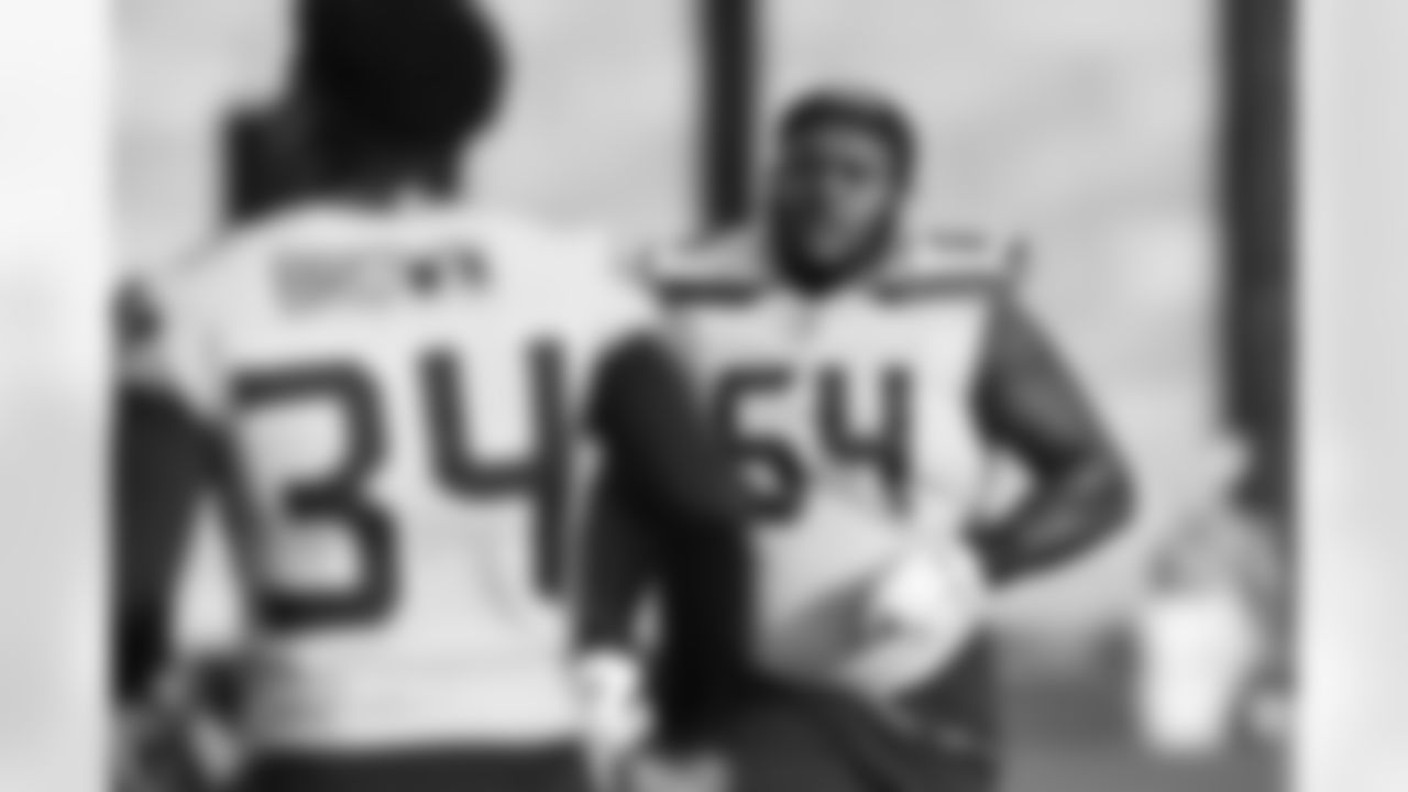 Seahawks guard Christian Haynes (64) practiced on Wednesday, December 11, 2024 at the Virginia Mason Athletic Center