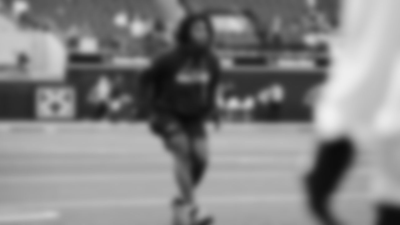 Seahawks safety D'Anthony Bell (23) during pregame warmups at SoFi Stadium for the Week 11 matchup at the L.A. Rams.