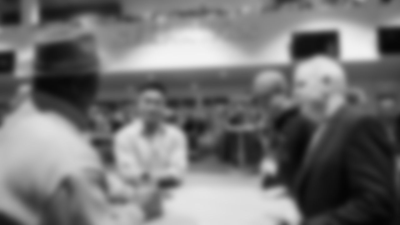 The Seahawks donated $2,500 to the Coast Guard Foundation and surprised 100 service members and their families with Seahawks talent and swag during their holiday event on December 11, 2025.