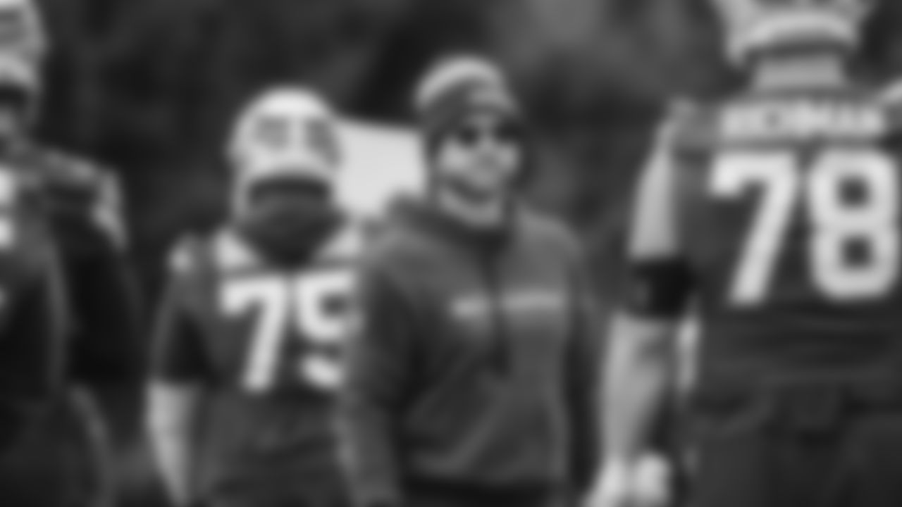 Seahawks quarterbacks coach Andrew Janocko at practice on Friday, October 31, 2025 at the Virginia Mason Athletic Center.