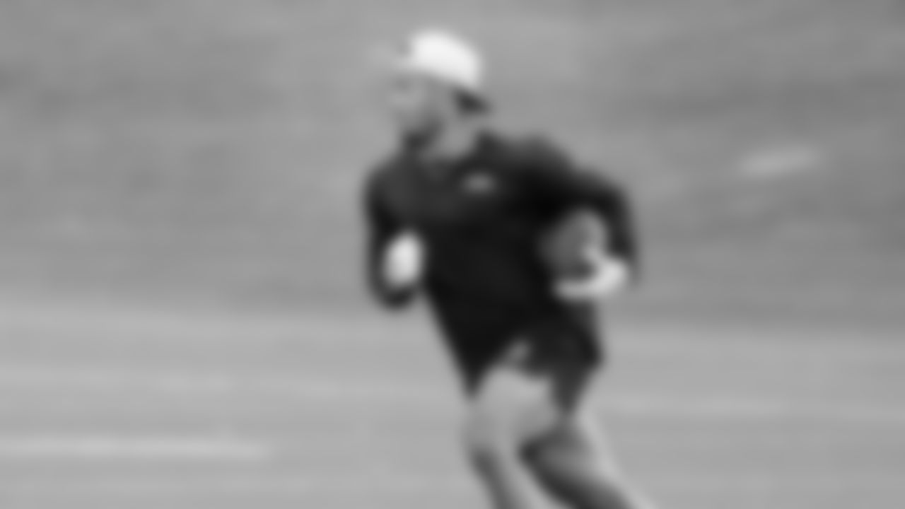Seahawks wide receiver Jaxon Smith-Njigba (11) participated in a workout on May 12, 2025 at the Virginia Mason Athletic Center.