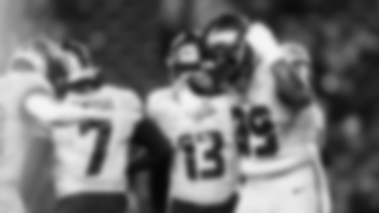 Seahawks defensive end Leonard Williams (99) warms up at Lumen Field for the Week 16 matchup vs. the L.A. Rams.