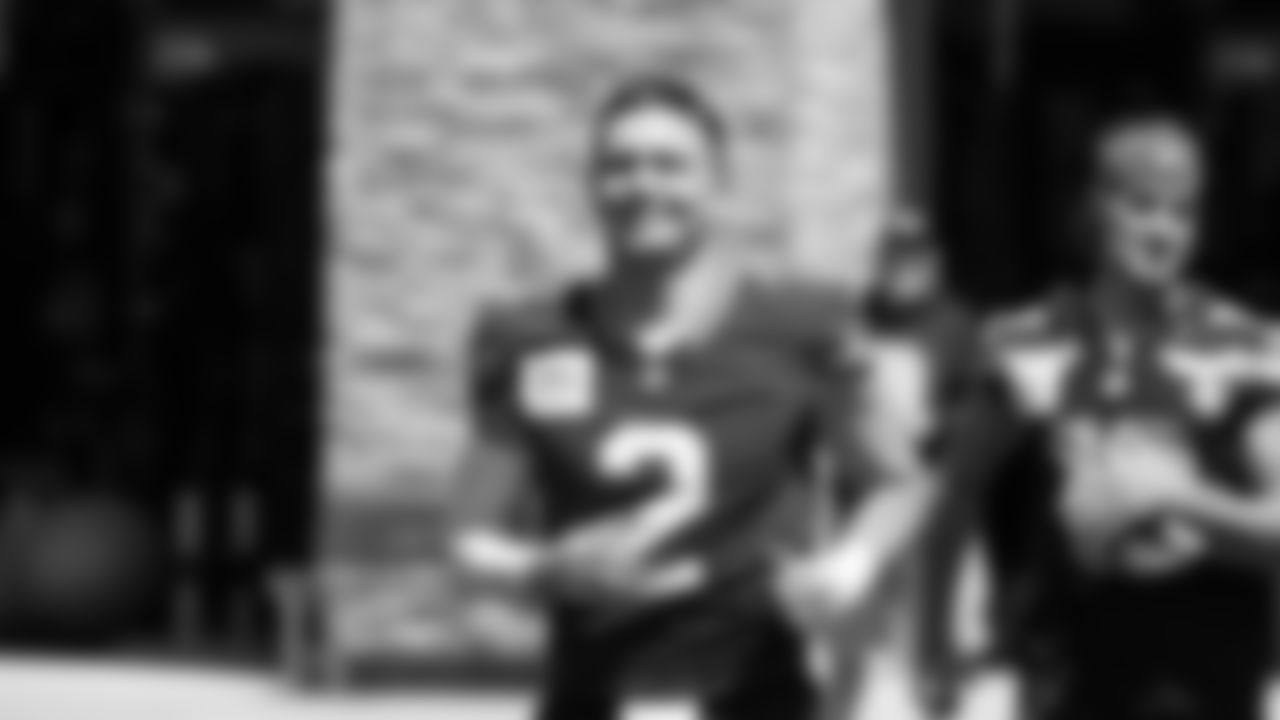 Seahawks quarterback Drew Lock (2) participated in a workout on day one of minicamp on Tuesday, June 10, 2025 at the Virginia Mason Athletic Center.