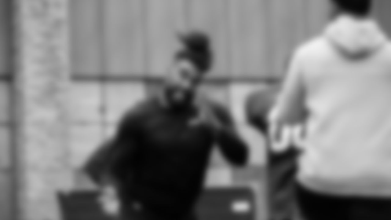 Seahawks defensive end Leonard Williams (99) participated in a workout on May 21, 2025 at the Virginia Mason Athletic Center.