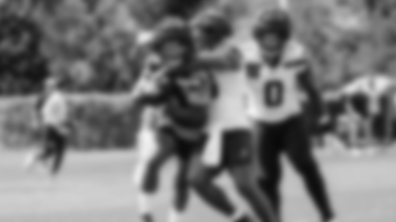 Seahawks running back Kenneth Walker III (9) practiced on August 19, 2025 at the Virginia Mason Athletic Center.