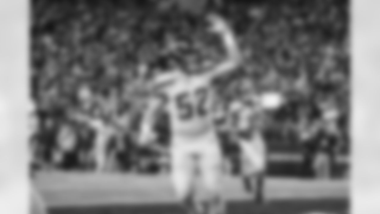 Seahawks linebacker Patrick O'Connell (52) at the Week 15 matchup against the Green Bay Packers at Lumen Field on Sunday, December 15, 2024.