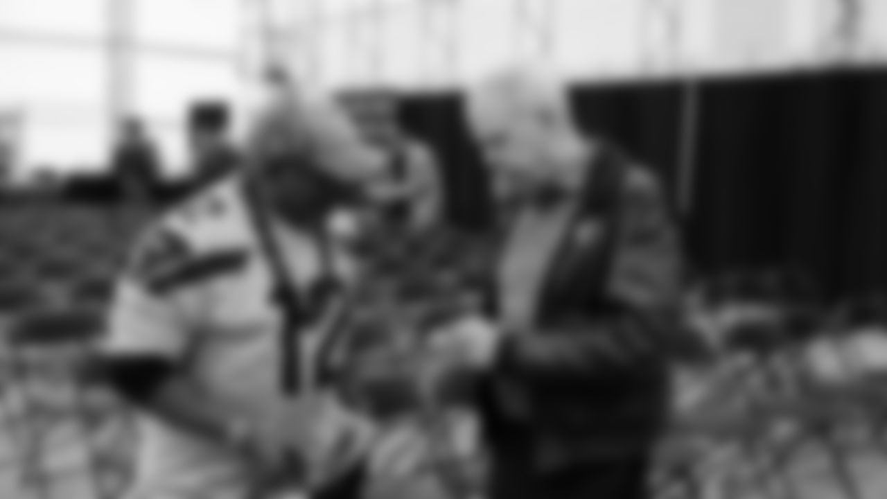 USAA's "Change of Command" event is to celebrate a different military service each year: rotating through the 5 branches -- Army, Airforce, Navy, Coast Guard, Marines.