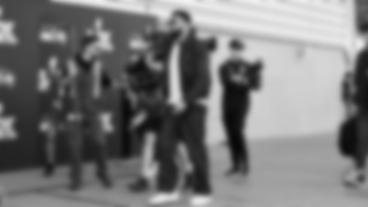 Seahawks safety Julian Love (20) arrived at Levi's Stadium for the Super Bowl LX matchup vs. the New England Patriots on Sunday, February 8, 2026.