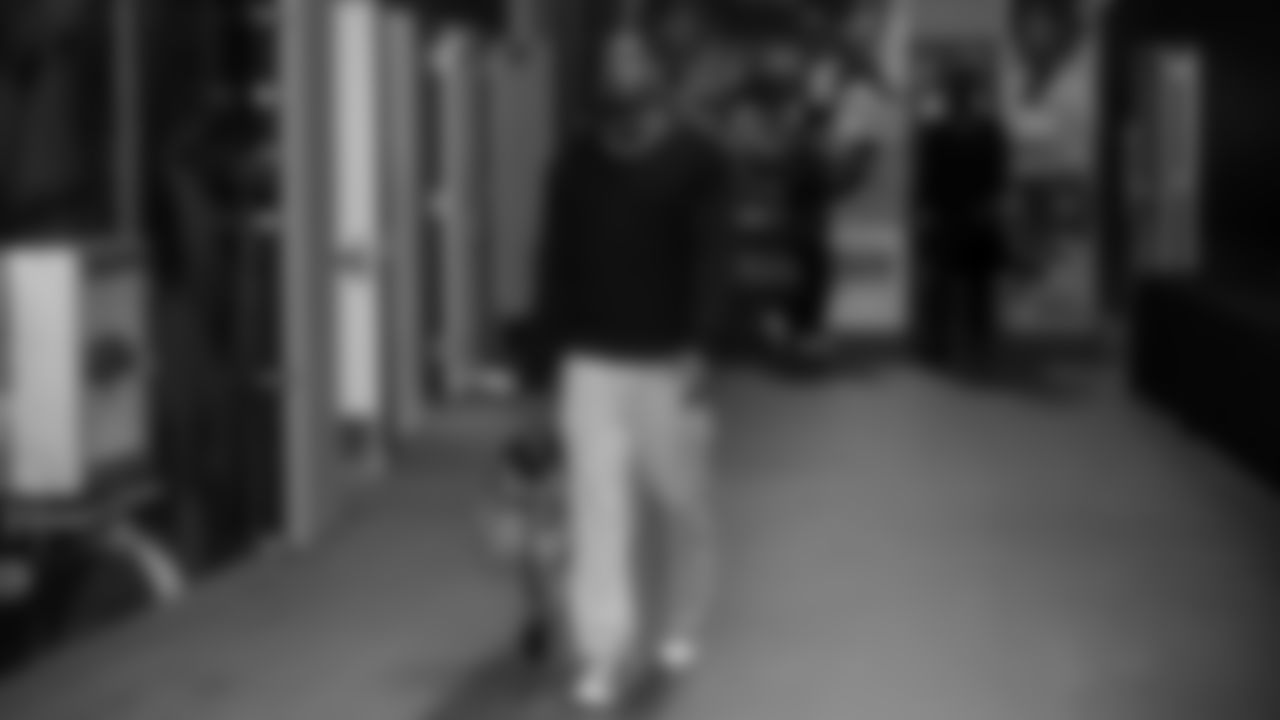 Seahawks defensive end DeMarcus Lawrence (0) arrived at Lumen Field for the Week 13 matchup vs. the Minnesota Vikings.