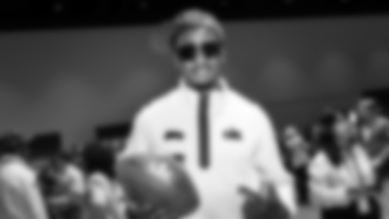 The Seattle Seahawks took part in 'Super Bowl Opening Night' on Monday, February 2 to kickoff Super Bowl LX week in the Bay Area.