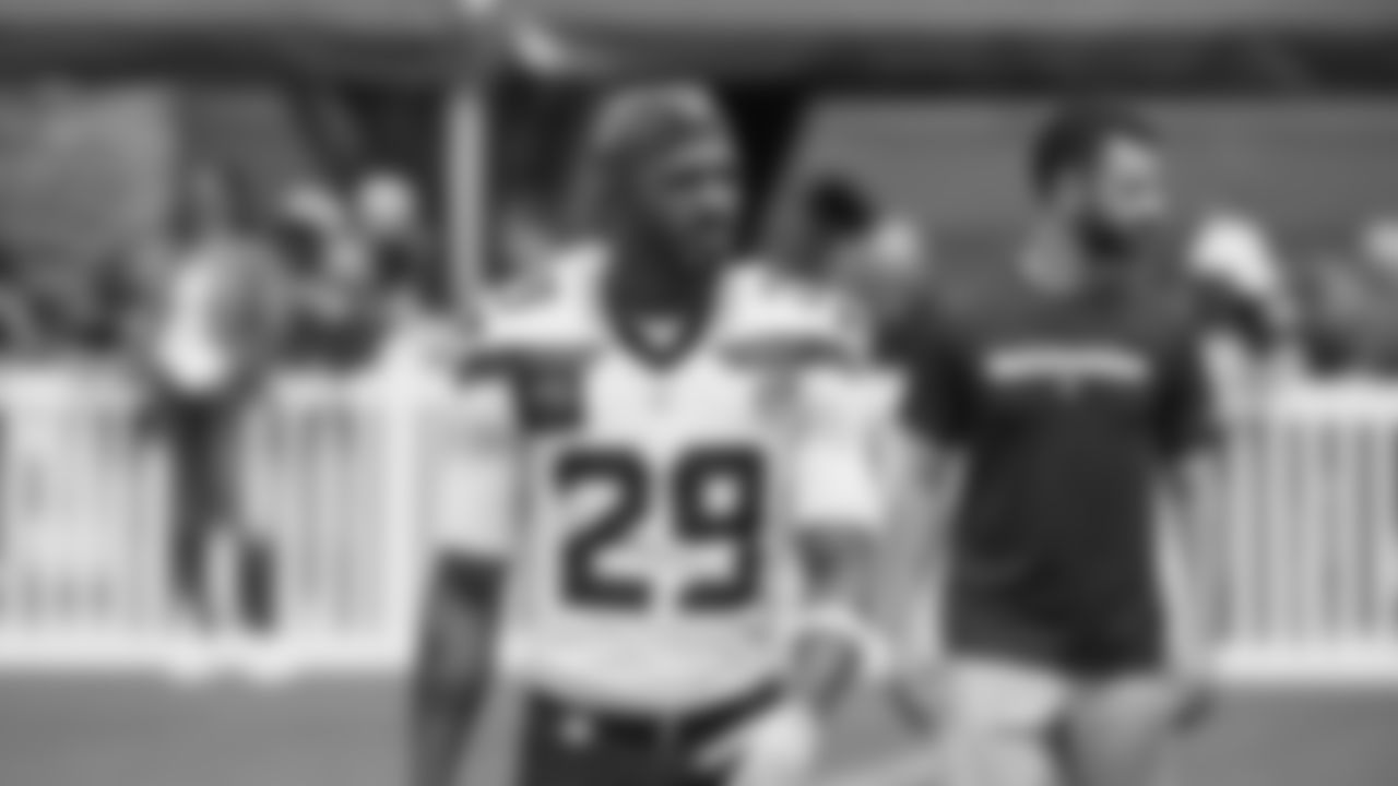 Seahawks cornerback Josh Jobe (29) practiced on day four of training camp on July 26, 2025 at the Virginia Mason Athletic Center.
