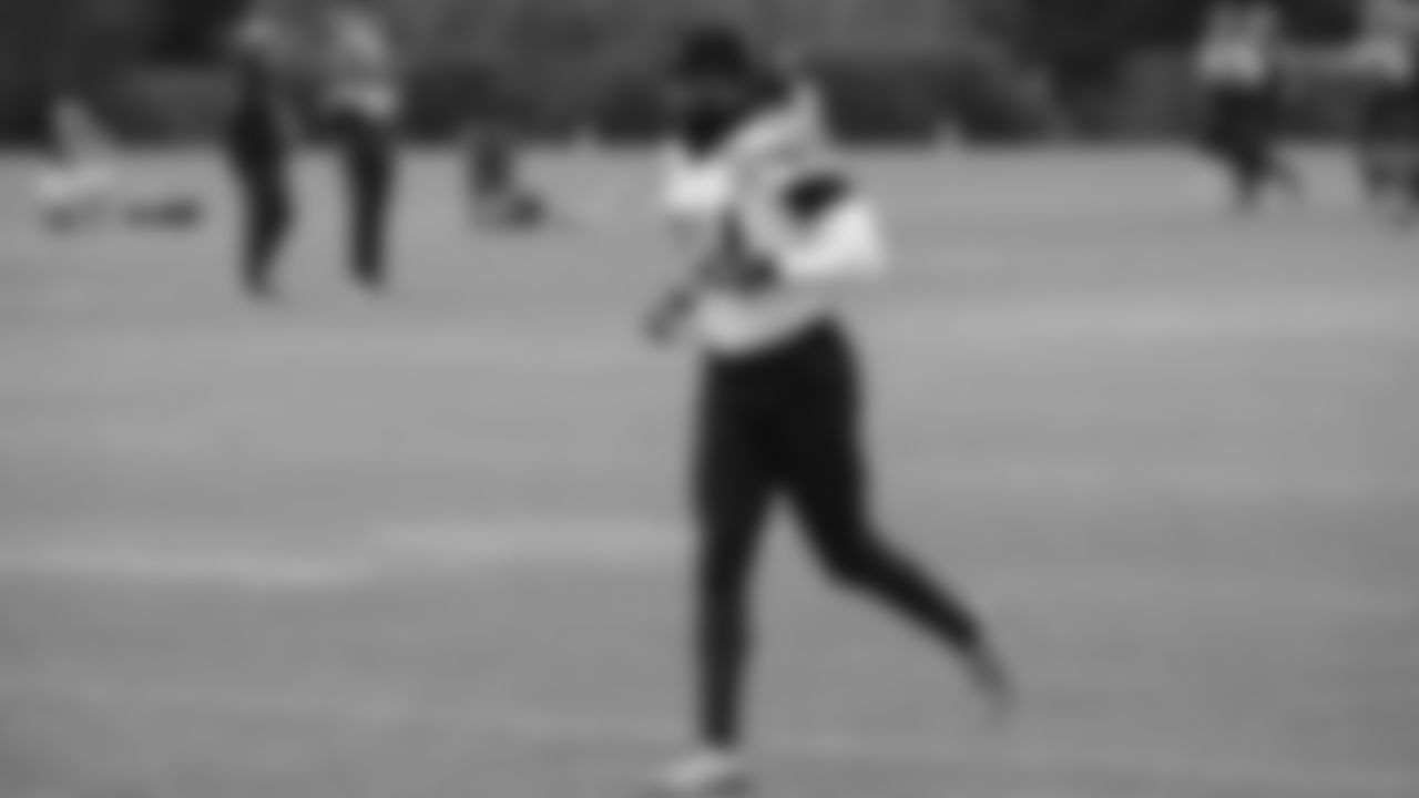 Seahawks cornerback Shemar Jean-Charles (34) practiced on Thursday, January 8, 2026 at the Virginia Mason Athletic Center.