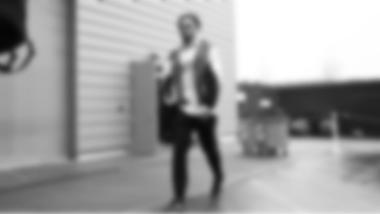 Seahawks wide receiver Jaxon Smith-Njigba (11) departed the Virginia Mason Athletic Center on Saturday, November 15, 2025 for the Week 11 trip to Los Angeles.