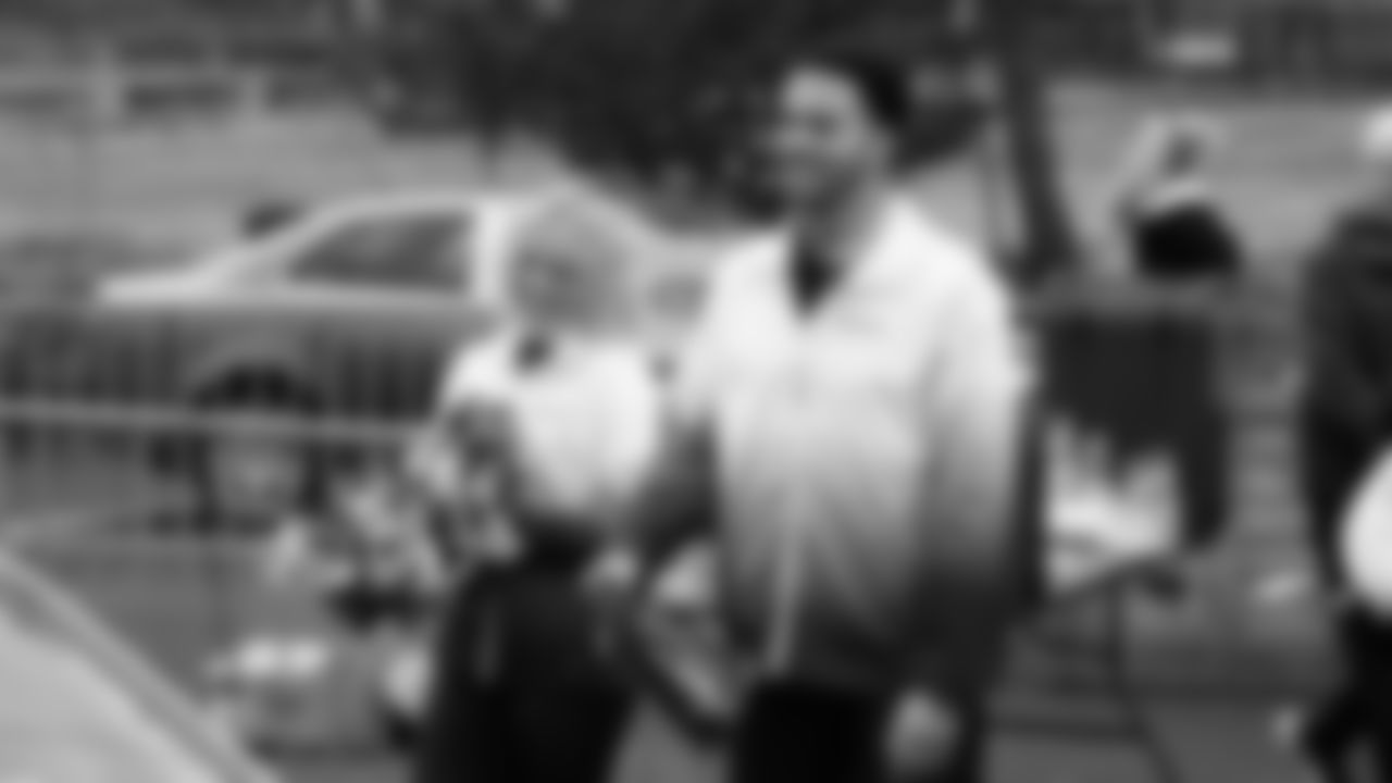 Seahawks Legend Marcus Trufant, quarterback Jalen Milroe, Blitz and the Seahawks Dancers participated in the Tacoma Police Department and Friends Thanksgiving Turkey Giveaway on November 18, 2025.