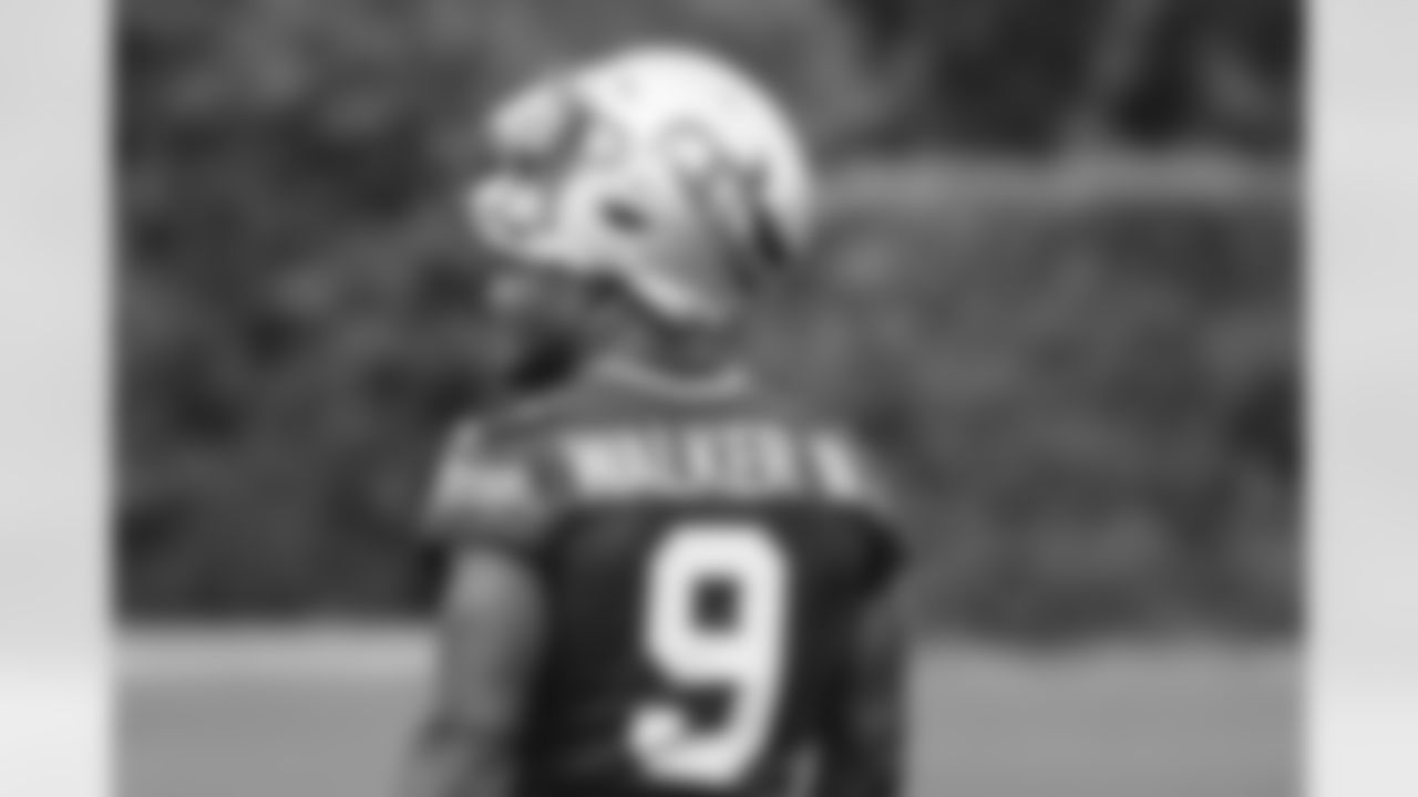 Seahawks running back Kenneth Walker III (9) practiced on Friday, October 3, 2025 at the Virginia Mason Athletic Center.