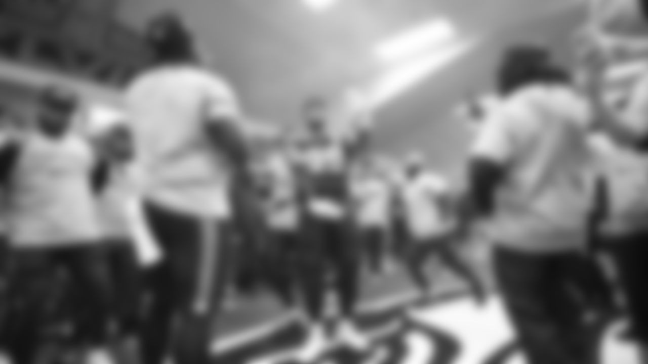 The Seahawks celebrate the 31-27 win vs. the Rams in the NFC Championship on Sunday, January 25, 2026.