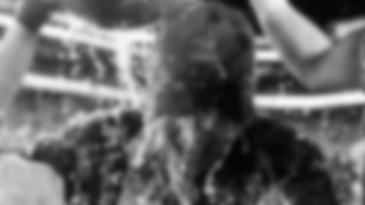 Seattle Seahawks head coach Mike MacDonald is doused after defeating the New England Patriots Bowl 60 football game, Sunday, Feb. 8, 2026, in Santa Clara, Calif. (AP Photo/Brynn Anderson)